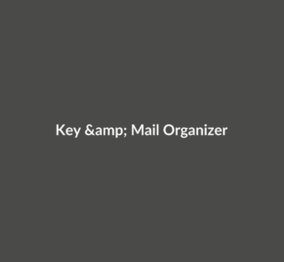 Key & Mail Organizer