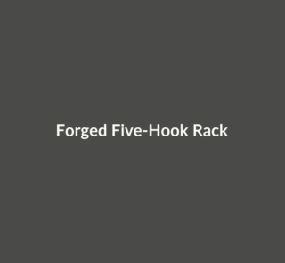Forged Five-Hook Rack
