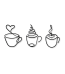 Coffee Cup Metal Wall Art