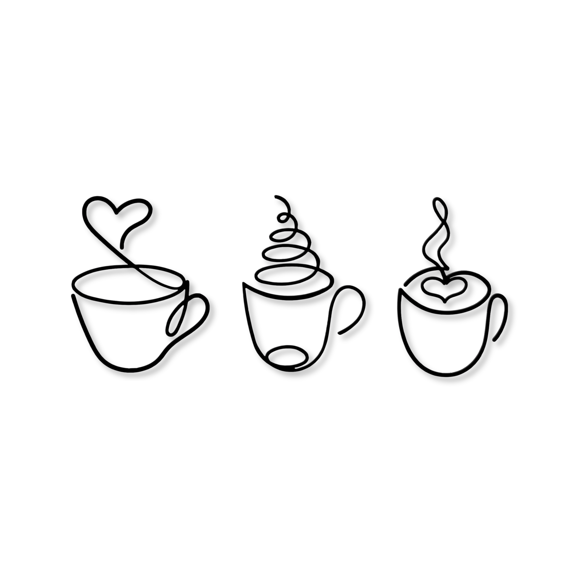 coffee-cup-metal-wall-art-1 Coffee Cup Metal Wall Art