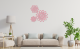 Flower Art Wall Decor Farmhouse Wall - Pink Elegant
