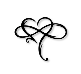 Infinity Heart Wall Decor