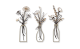 Metal Flowers Wall Art II - Brown