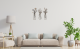 Metal Flowers Wall Art II - Brown
