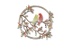 Metal Wall Art Bird on Tree - Elegant Color